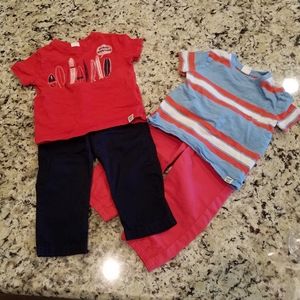 Baby Gap, two outfits size 12-18mos.
